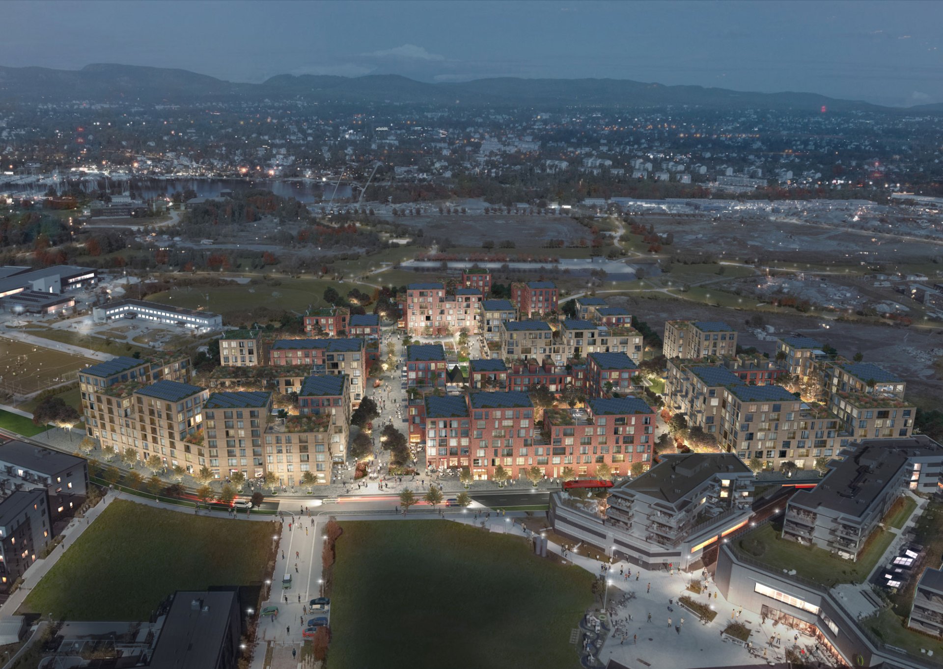 ©Dyrvik arkitekter/Transborder Studio/SLA/Bollinger+Grohmann/Tegmark/OBOS ©Dyrvik arkitekter/Transborder Studio/SLA/Bollinger+Grohmann/Tegmark/OBOS