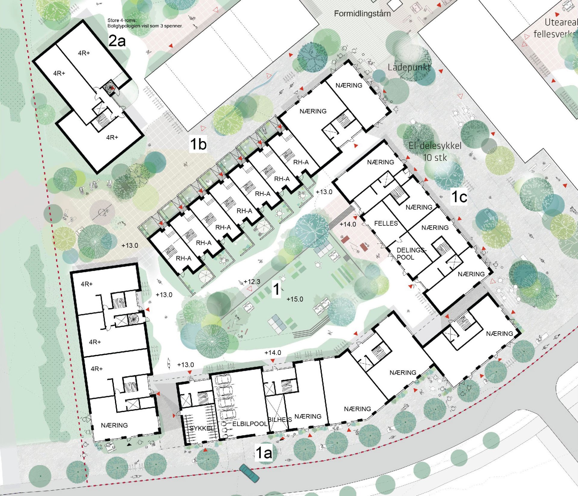 ©Dyrvik arkitekter/Transborder Studio/SLA/Bollinger+Grohmann/Tegmark/OBOS ©Dyrvik arkitekter/Transborder Studio/SLA/Bollinger+Grohmann/Tegmark/OBOS
