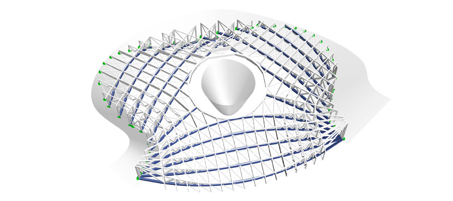 Base & Foundation structure – Birds Eye Base & Foundation structure – Birds Eye