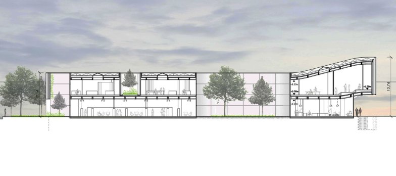 Longitudinal section © schneider+schumacher