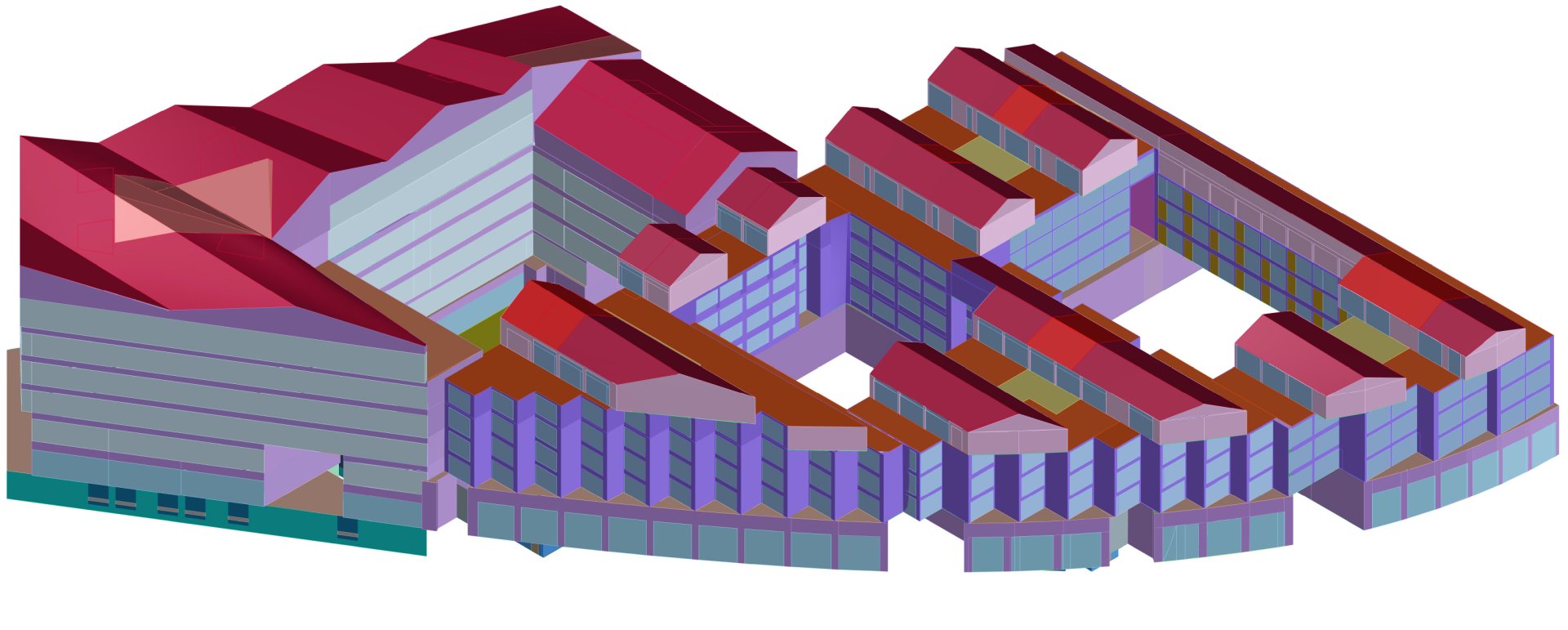 3D model of the thermal building envelope for analysis and optimisation studies