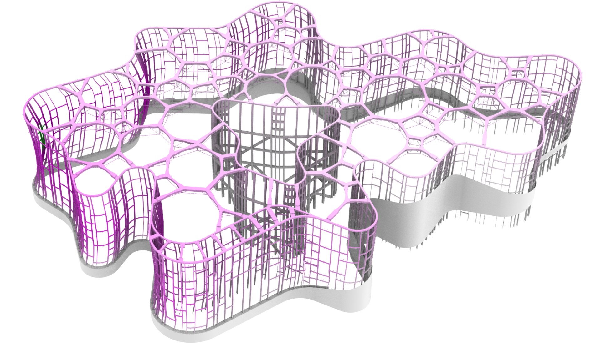 Karamba3D Model of Expo Cultural Park Greenhouse Garden