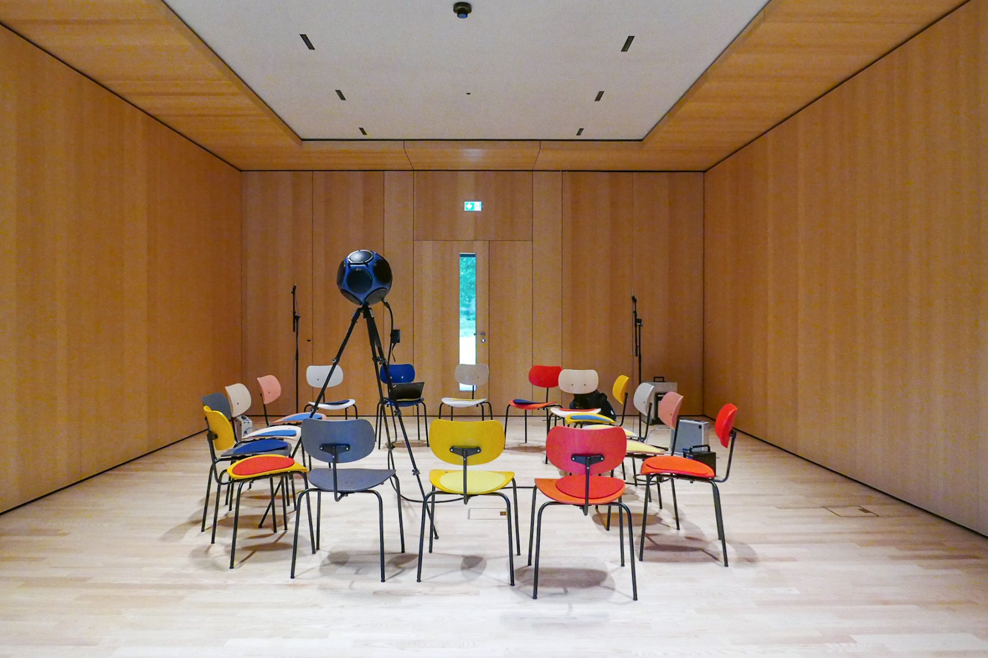 Room acoustic measurements in a conference room