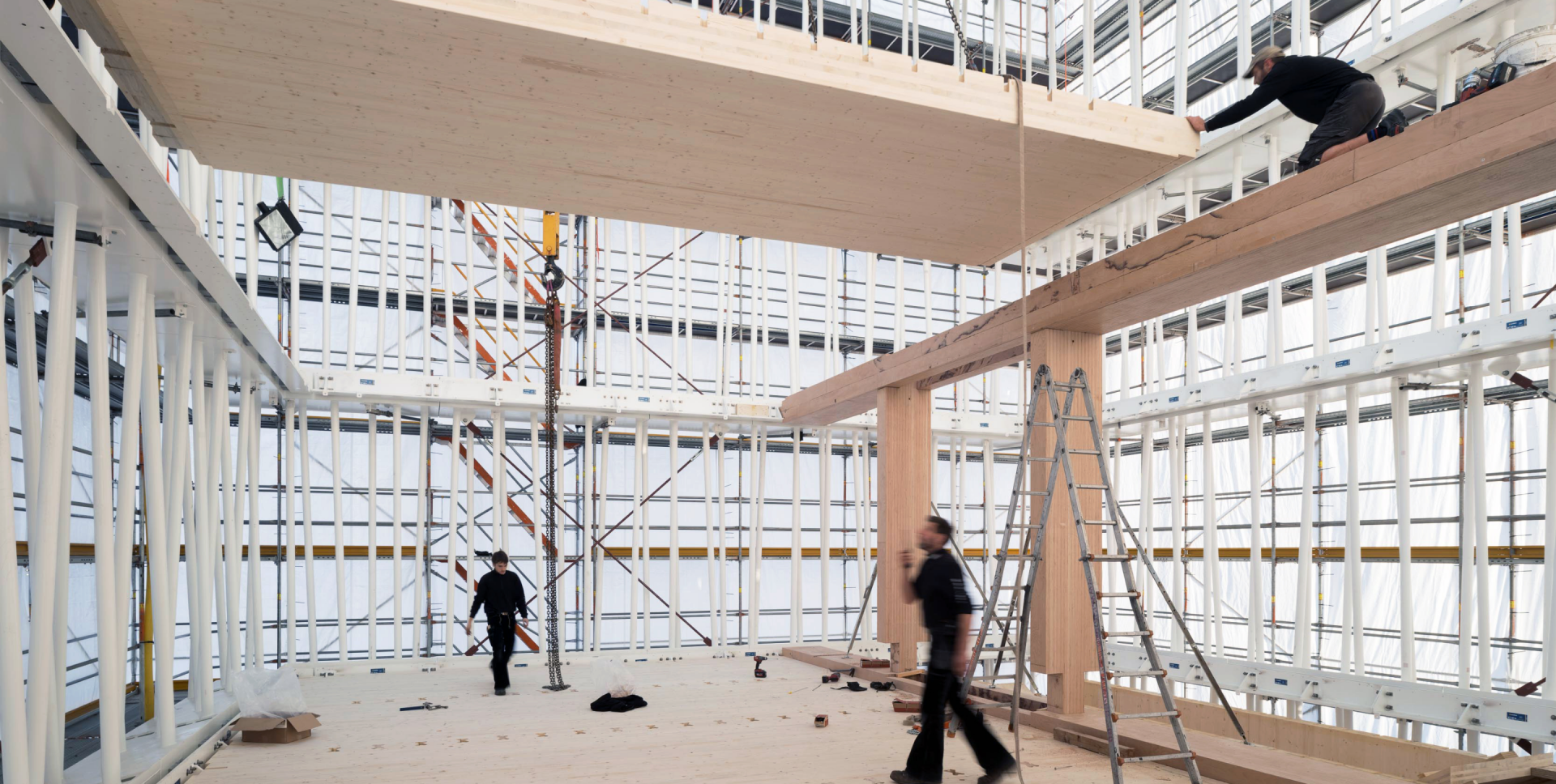 Construction site Bauhaus Archiv in Berlin