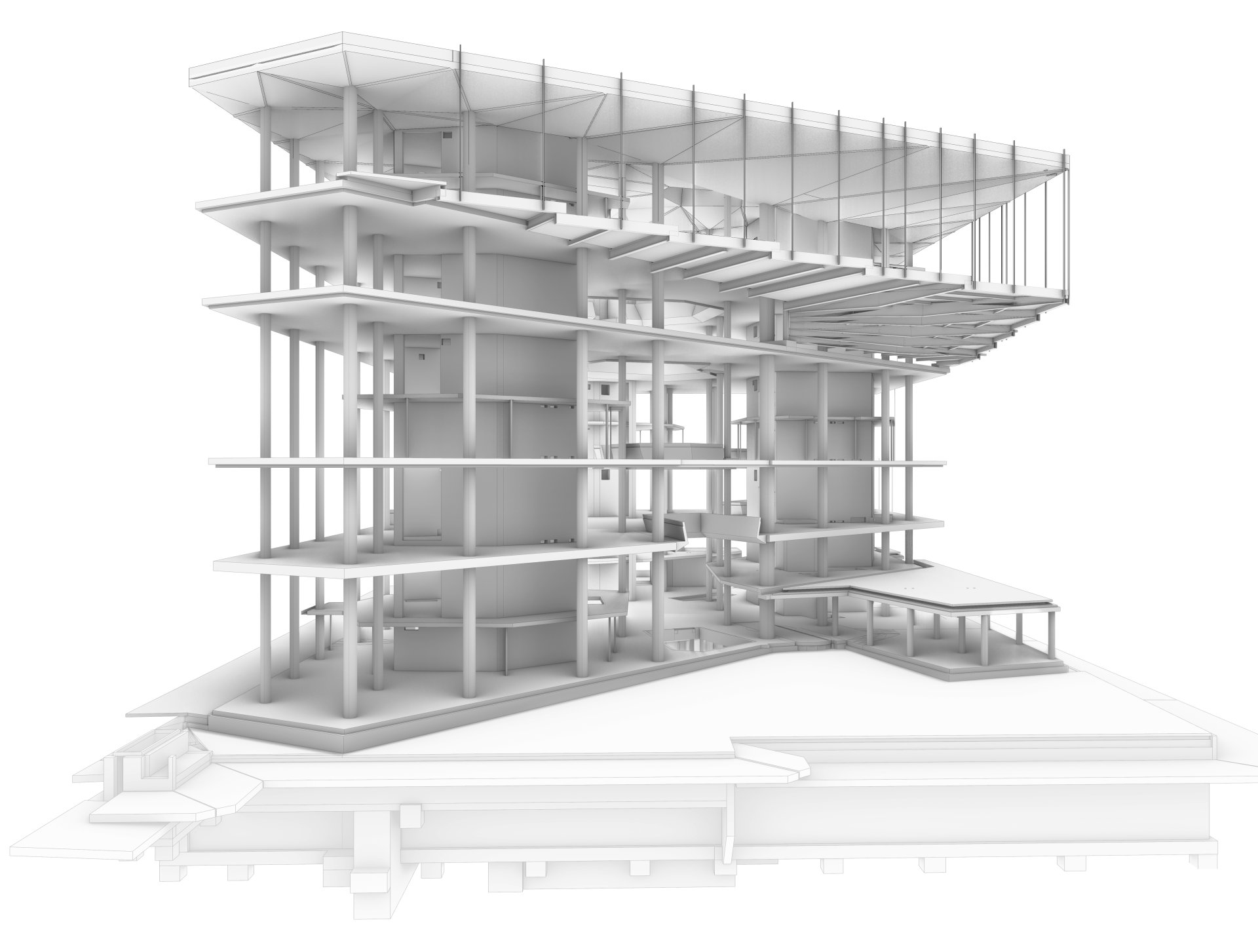 Model of Deichman Bjørvika – Main Library