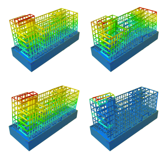 German Archaeological Institut Rome, seismic design of a building structure as 3D models