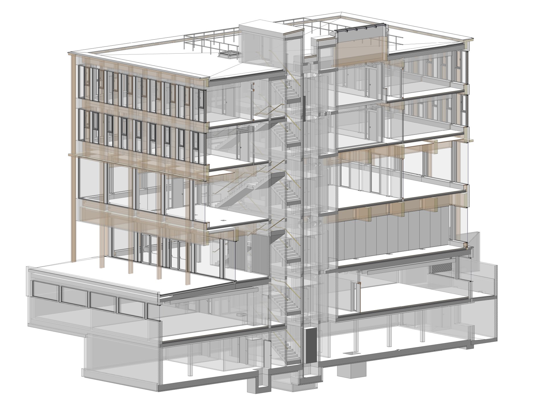 BIM model of Ilse Wallentin Haus